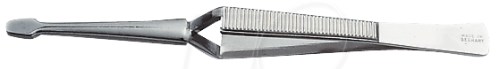 PZ 6 - Kreuzpinzette, gerade, 160 mm, Festhaltepinzette