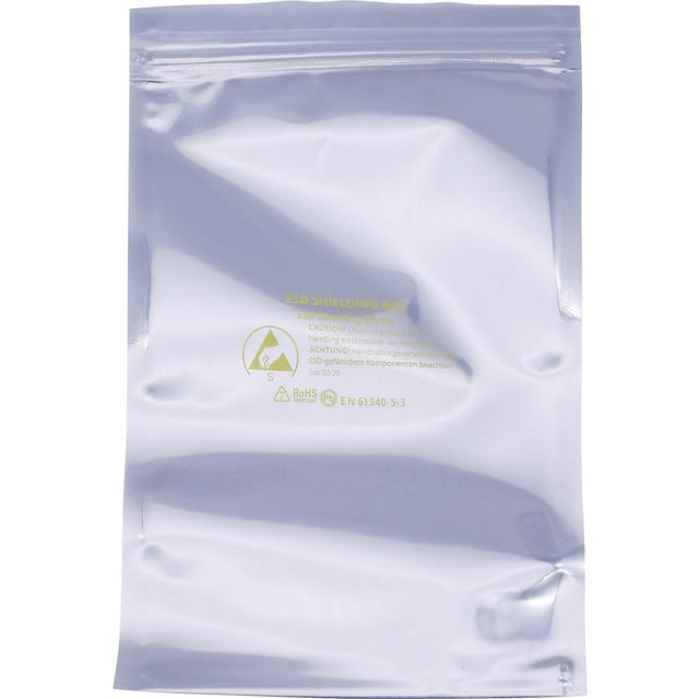QUAD 1903EC102 - Zip-Abschirmbeutel 10 St 127 x 203 mm