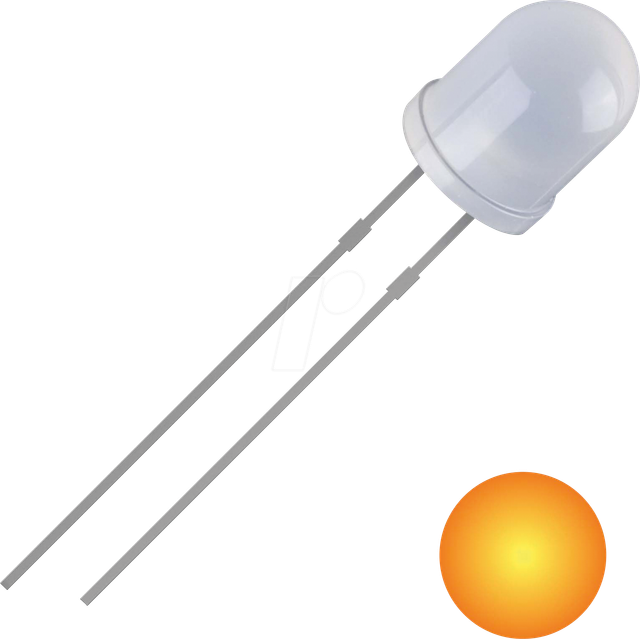 QUAD 2111O171 - LED, 5 mm bedrahtet, gelb, 700 mcd, 30°