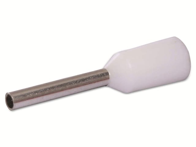 QUAD 22C425 - Aderendhülsen 0,5 mm², Weiß 100 St.