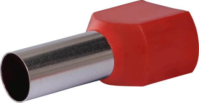 QUAD 22C440 - Twin-Aderendhülsen 10 mm², Rot 100 St.