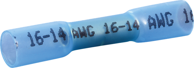 QUAD 22C466 - Stoßverbinder 5,7 mm Blau 150 St