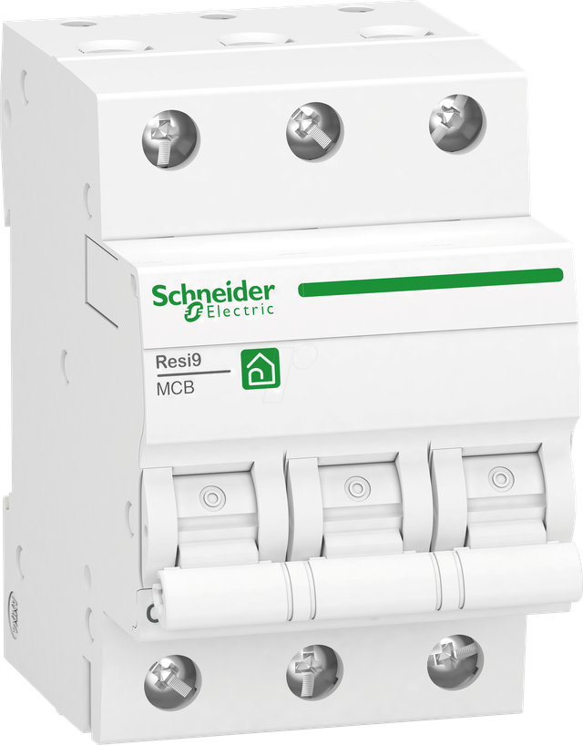 R9F28306 - Leitungsschutzschalter Resi9 3P, 6A, C Charakteristik, 10kA