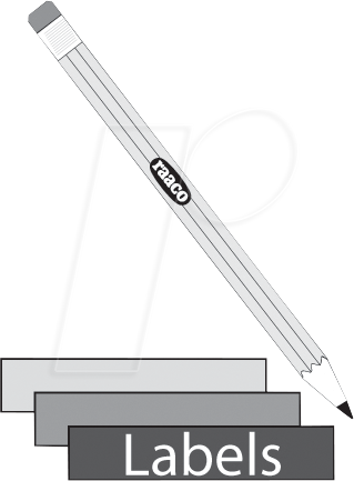 RAACO 107839 - Etikett für Sichtboxen