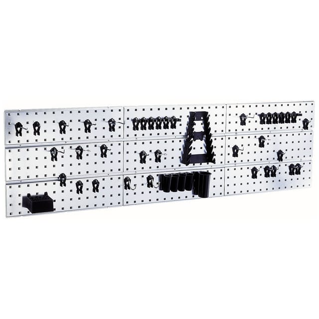 RAACO 109659 - Lochpaneel x 3 + 44 Clips