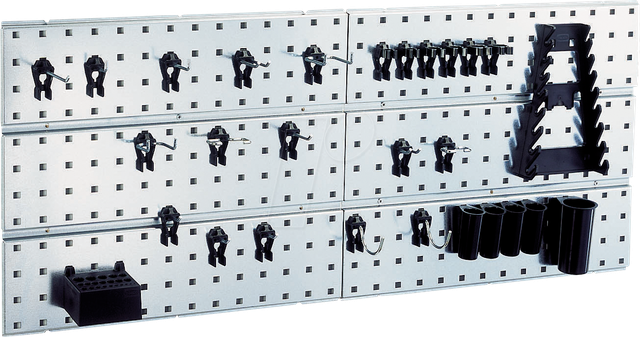 RAACO 109642 - Lochpaneel x 2 + 28 Clips