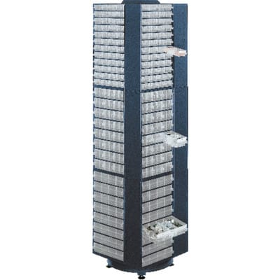 RAACO 1200 - Drehturm, 1200, 1760 mm, 12 Fächer