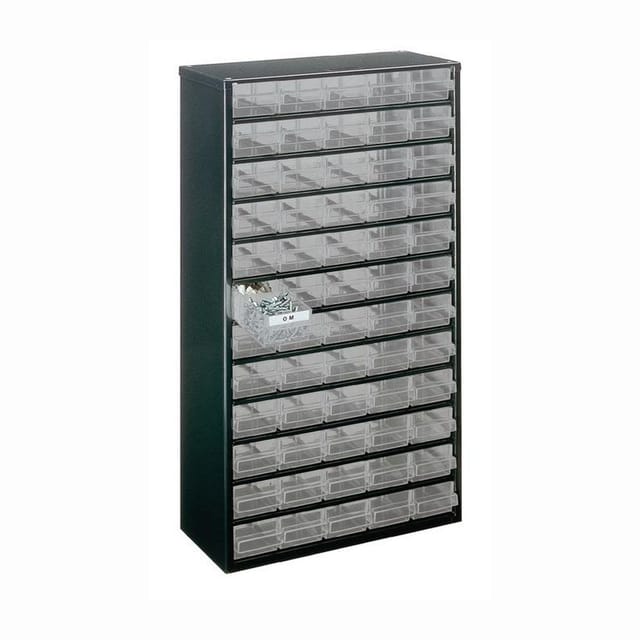 RAACO 1260-00 - Schubladenmagazin, 1260-00, 306 x 552 x 150 mm, 60 Fächer
