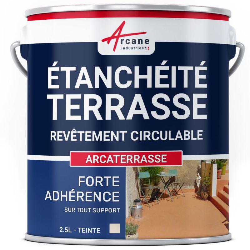 Dekorative Abdichtungsbeschichtung Für Alle Oberflächen Arcaterrasse 2,5 Liter Sand - Arcan