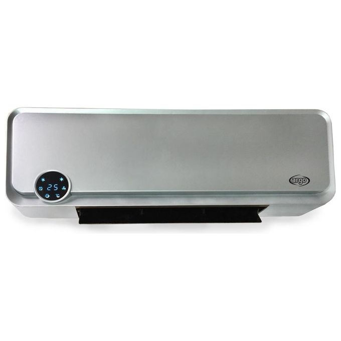 Argo Kompass Elektrische Raumheizung Fan Electric Space Heater Innenraum Silber 2000 W
