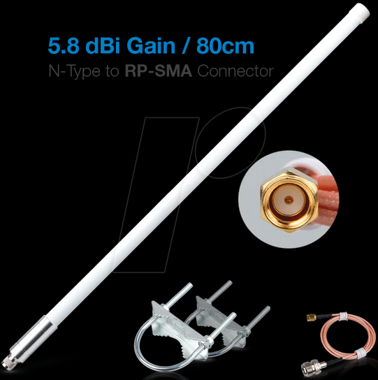 RAK W113 - Fiberglas Antenne 5,8 dBi LoRa WAN