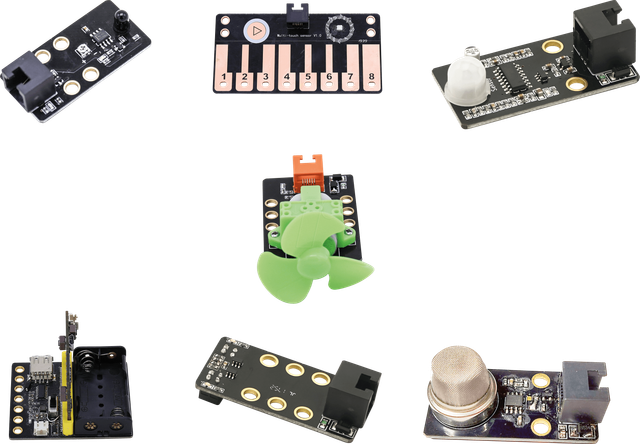 RBQ Q-TRONICS B - Robobloq MINT Sensoren & Aktoren 7-in-1 ''Q-tronics B''
