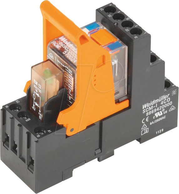 RCM-I 24VDC 4CO - Koppelrelais, 24 V DC, 6 A, 4 Wechsler