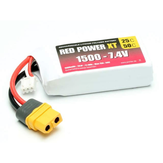 RD XT 1500 S2 - Akku-Pack, Li-Polymer, 7,4 V, 1500 mAh