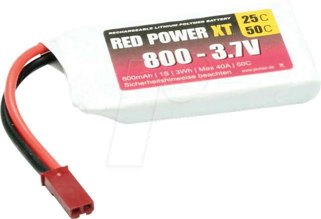 RD XT 800 S1 - Akku-Pack, Li-Polymer, 3,7 V, 800 mAh
