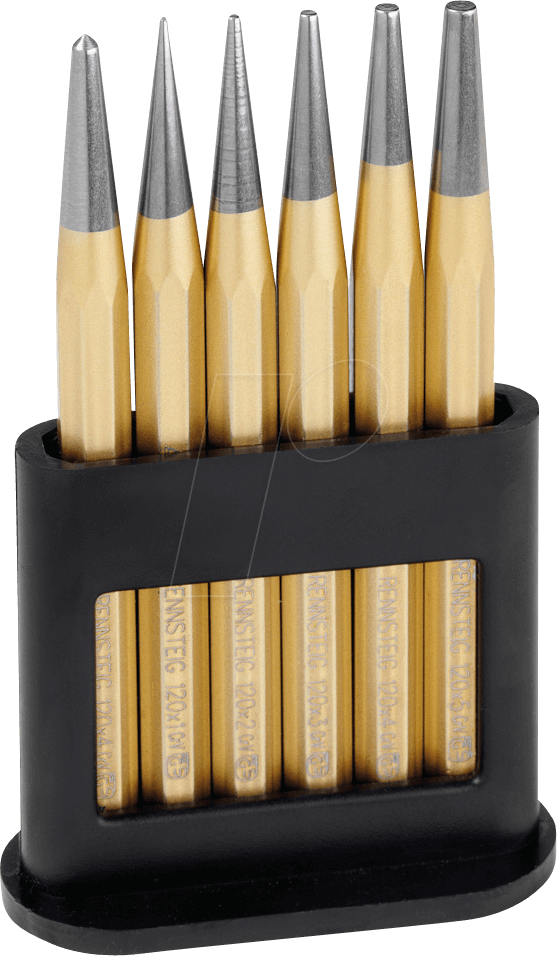 RENN 424 120 - Durchtreibersatz, 1 - 5 mm, 5 -teilig