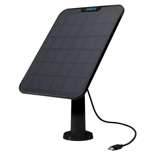 REO SOLARPANEL2B - Solarpanel für Reolink Kameras, schwarz
