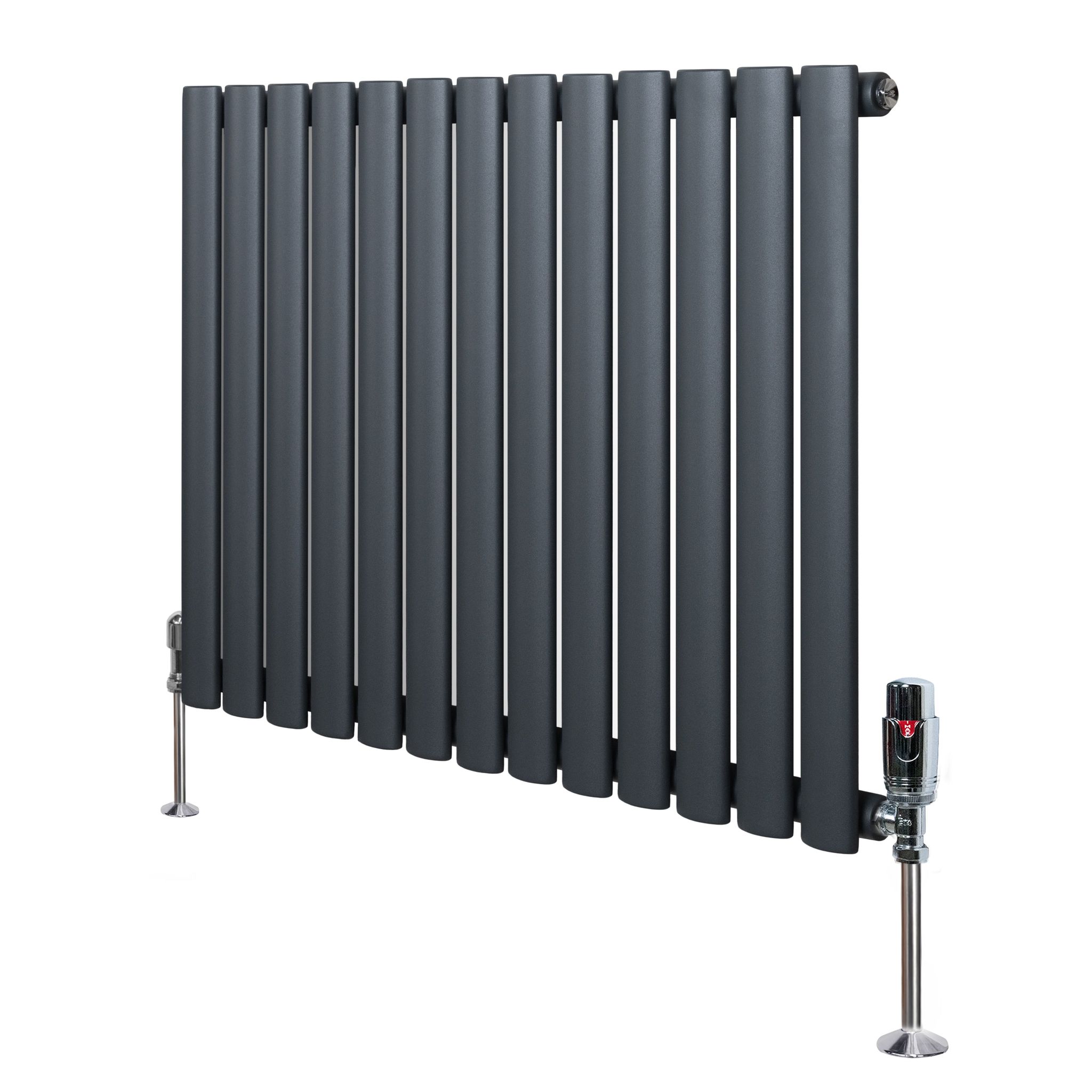 Gliederheizkörper Mit Trv Chromventile – 600mm X 780mm –
