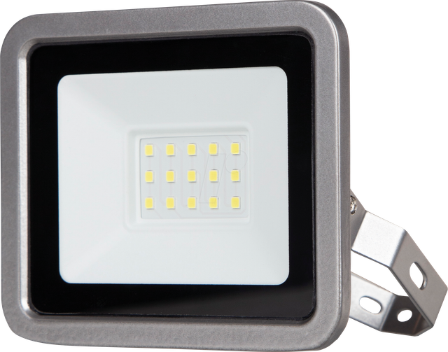 REV 2707611020 - LED-Flutlicht, 10 W, 800 lm, 6500 K, IP65, silber