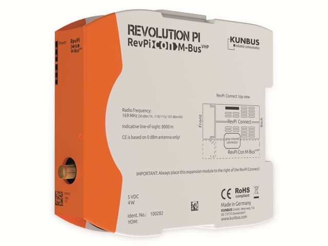 REVPI CON MBUS V - RevPi Con M-Bus - M-Bus-Erweiterung