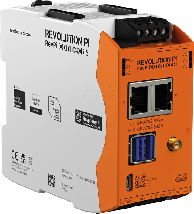 REVPI CON4 8G2 - RevPi Connect 4 8 GB 2 GB