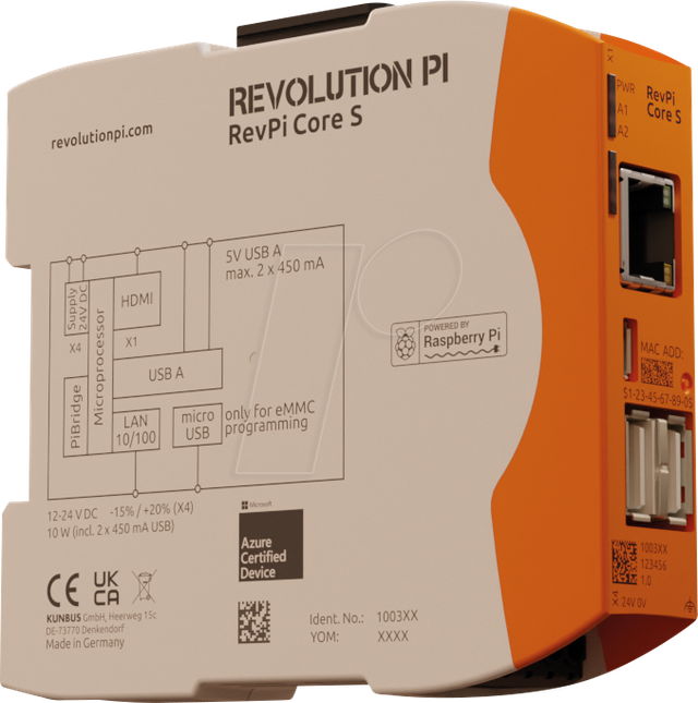 REVPI CORE S16 - RevPi Core S 16 GB