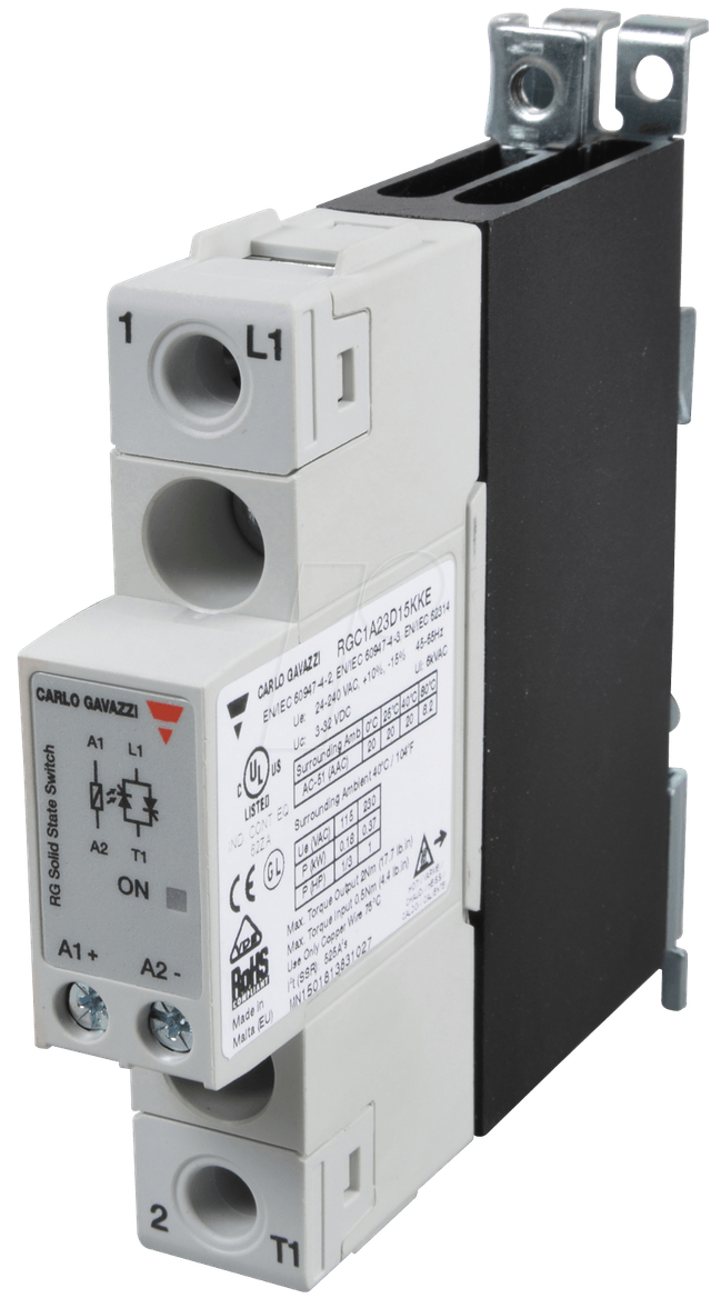 RGC1A23D15KKE - Halbleiterrelais Typ RGC, 1-pol, 20 A, 24 - 264 V AC