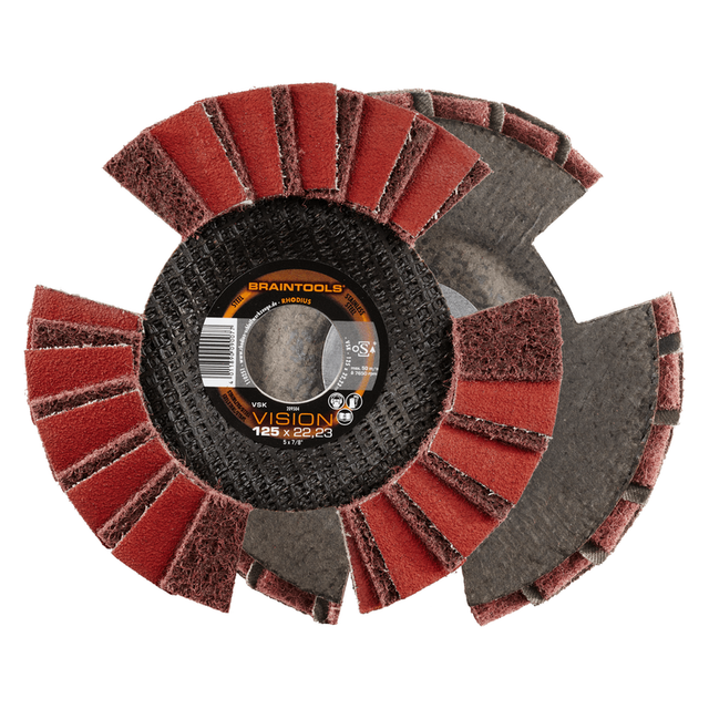 RHO 209504 - Vlieslamellenschleifscheibe, Edelstahl, 125 mm