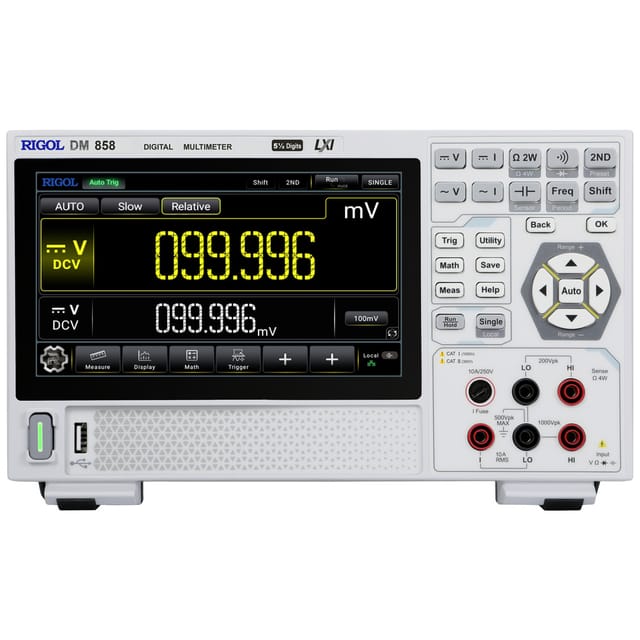 RIGOL DM858 - Tischmultimeter DM858, digital, 500000 Counts, TRMS, USB LAN