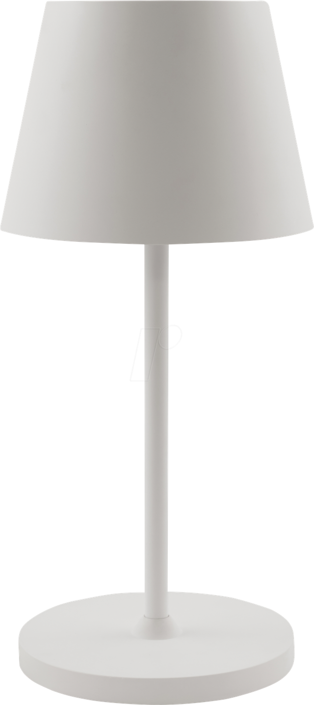 RK 1453250 - 1,2 W Akku LED Tischlampe IP54 weiß, Dimmbar, 25 cm