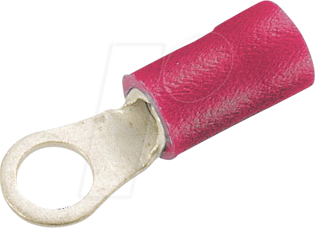 RK-R-3,7 - Ring-Kerbschuhe, 3,7 mm, rot