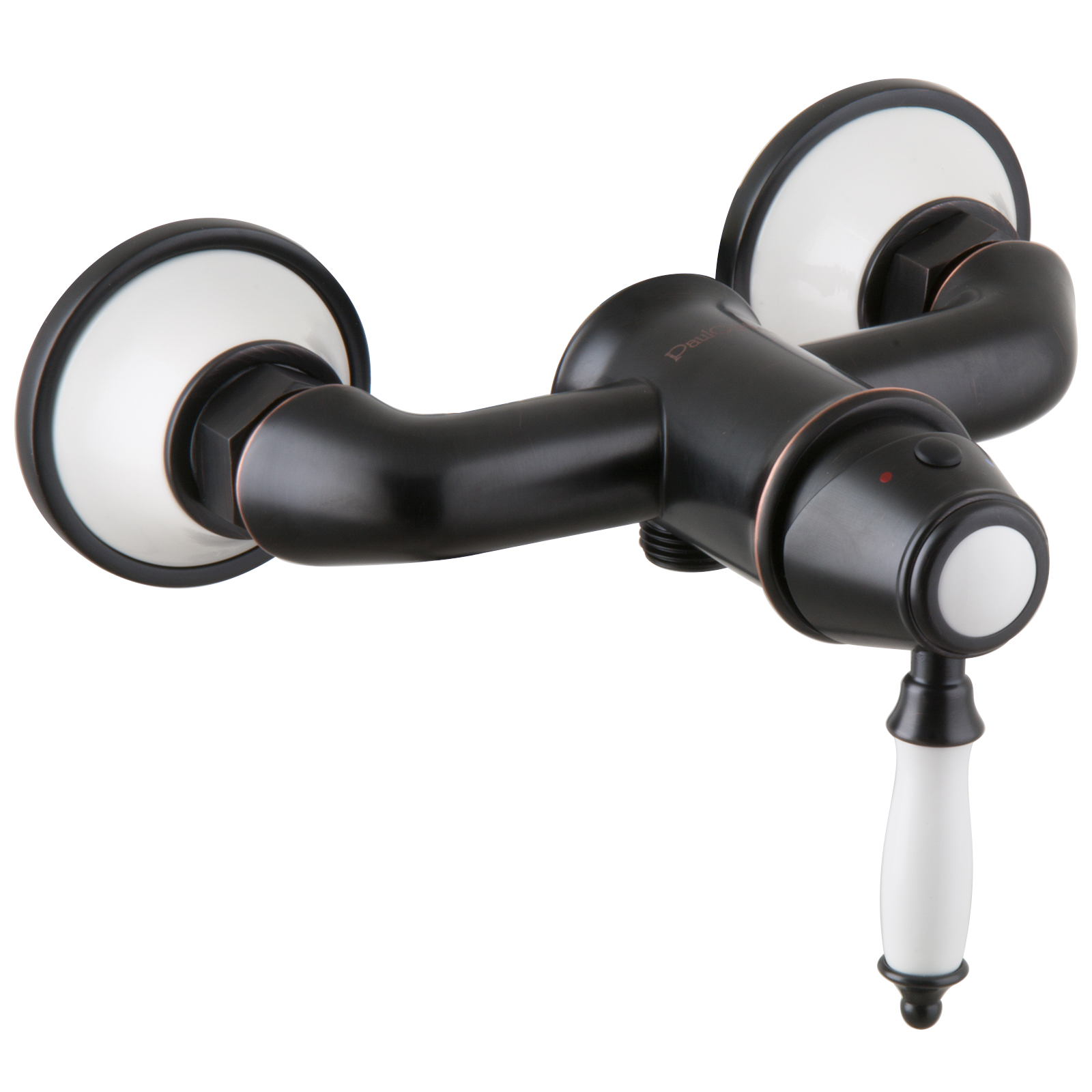 Paulgurkes Nostalgie Duscharmatur Im Retro Design Einhandmischer Schwarz Vintage