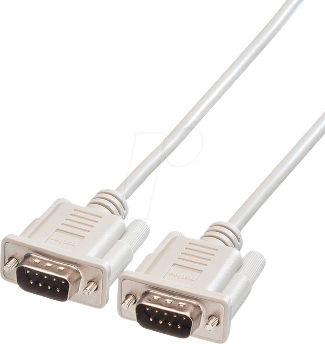 ROLINE 11016018 - Kabel Seriell, 9-pol RS-232, Stecker/Stecker, 1,8 m