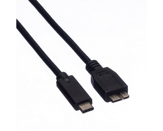 ROLINE 11029005 - USB 5 Gb/s Kabel, C Stecker auf Micro B Stecker, 0,5 m