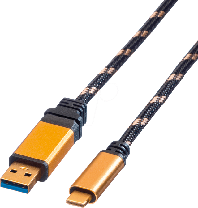ROLINE 11029013 - USB 5 Gb/s Kabel, A Stecker auf C Stecker, 1,0 m
