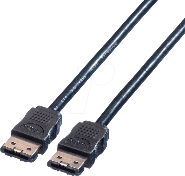 ROLINE 11031548 - Kabel SATA 6 Gb/s Bu. > SATA Bu., 50 cm, schwarz