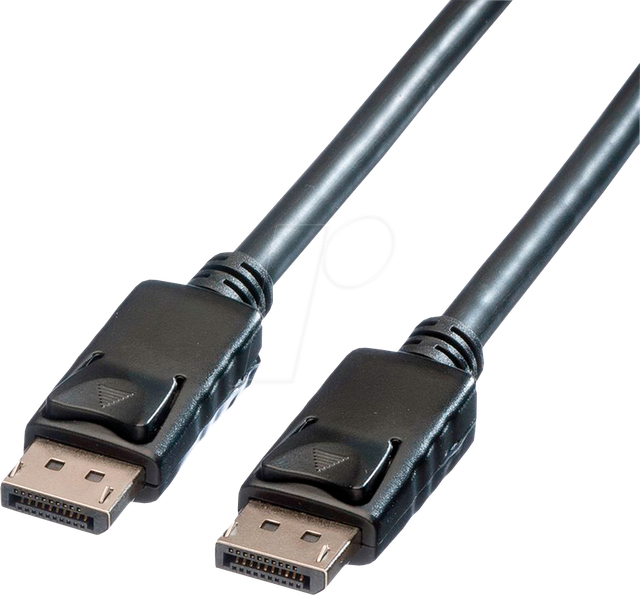 ROLINE 11045986 - DisplayPort 1.2 Kabel, 4K 60 Hz, TPE, 10,0 m