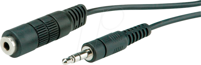 ROLINE 11094355 - 3,5mm Klinke Kabel, Stecker / Buchse, 5 m