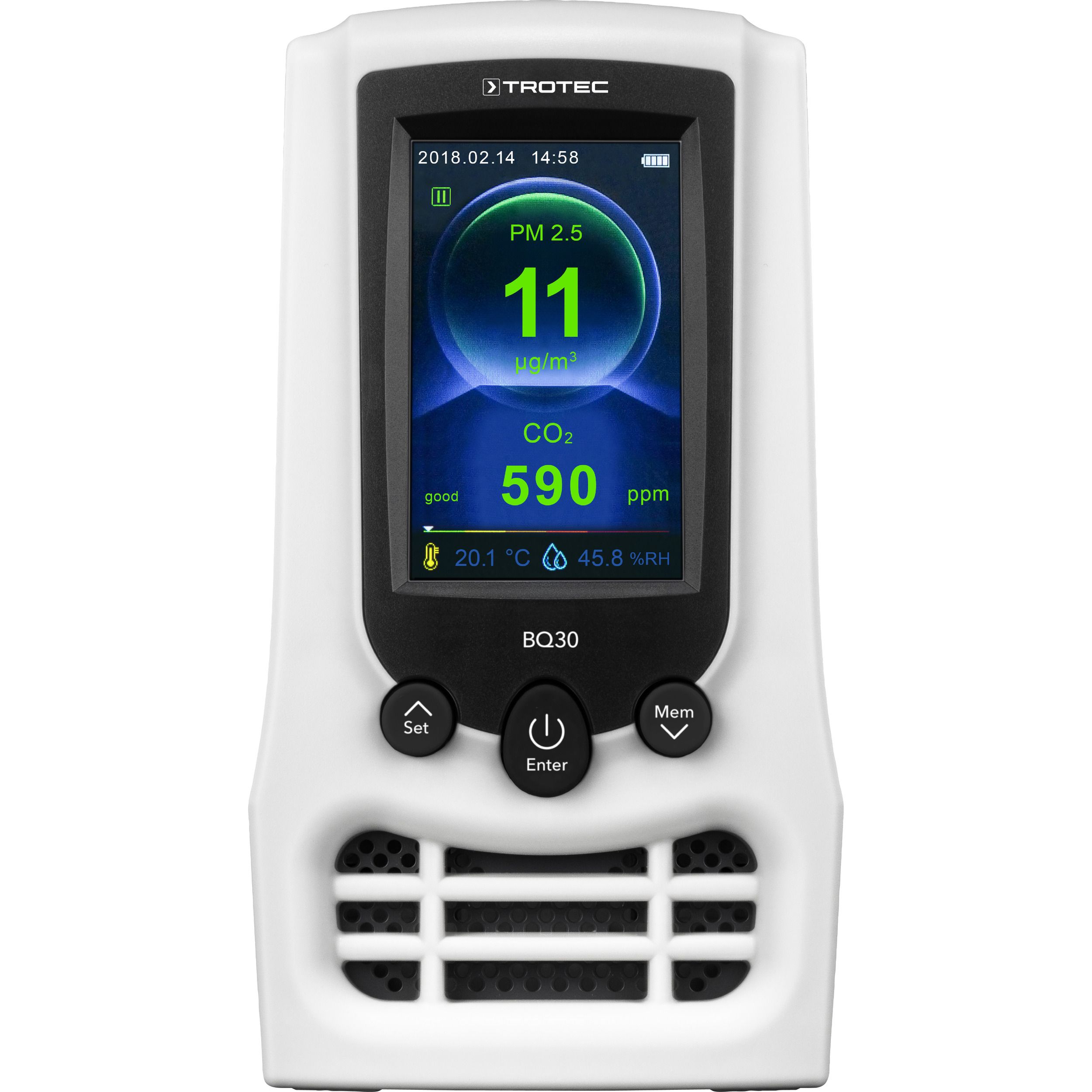 CO2-Luftqualitätsmonitor und Partikelmessgerät BQ30