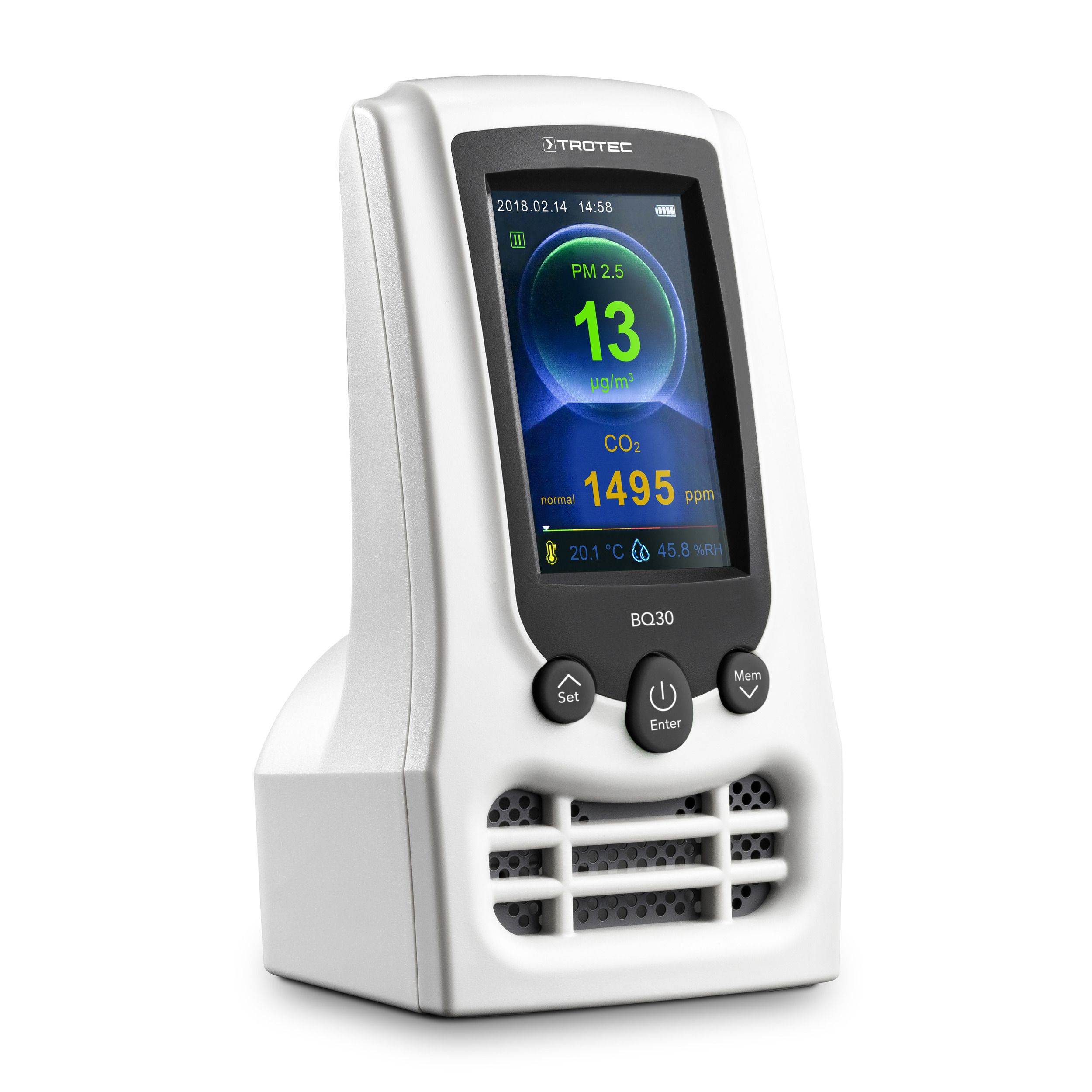 CO2-Luftqualitätsmonitor und Partikelmessgerät BQ30 Bild 2