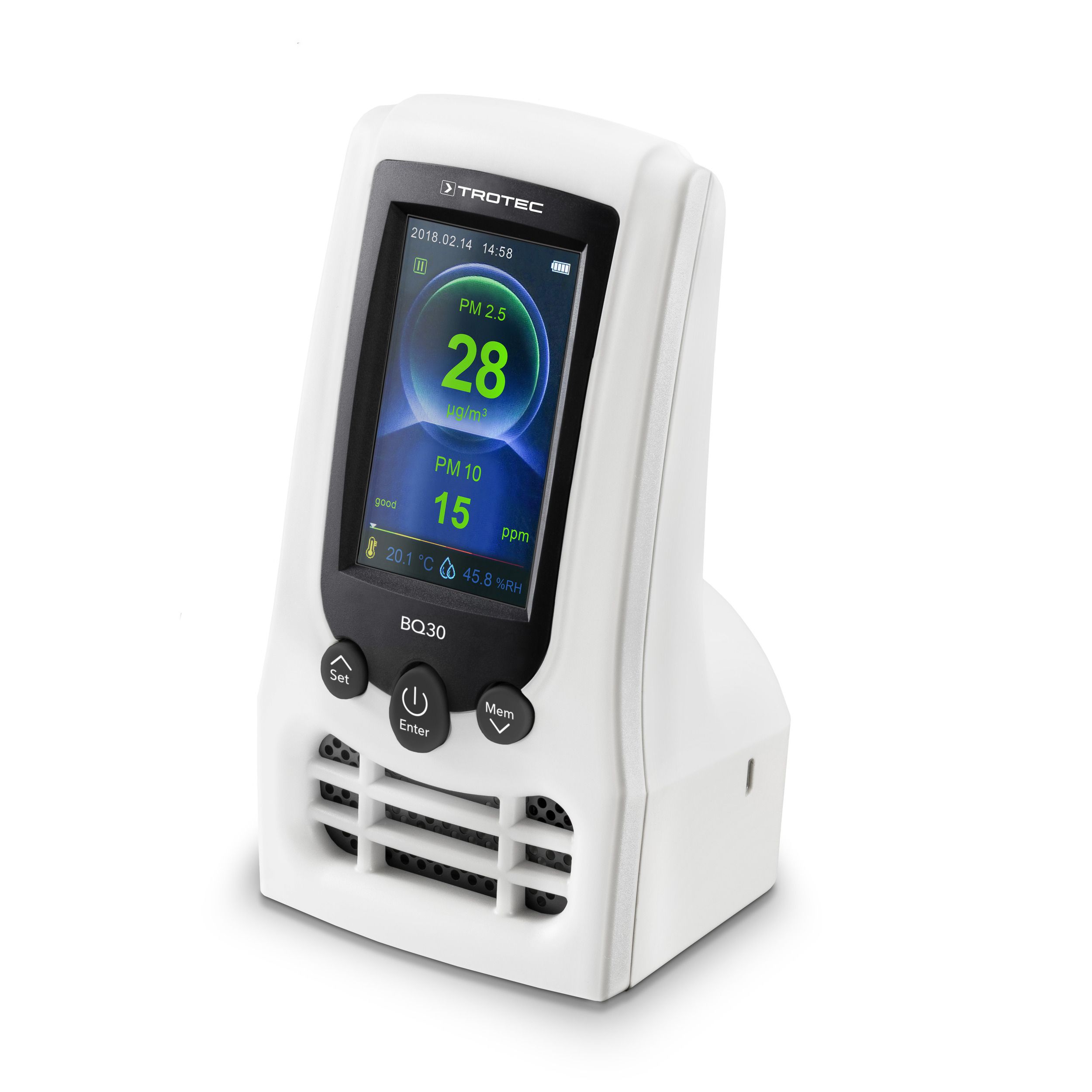 CO2-Luftqualitätsmonitor und Partikelmessgerät BQ30 Bild 3