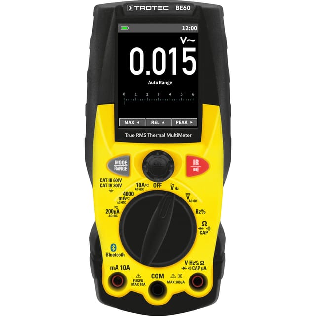 Digitales True-RMS-Multimeter mit integrierter Wärmebildkamera BE60