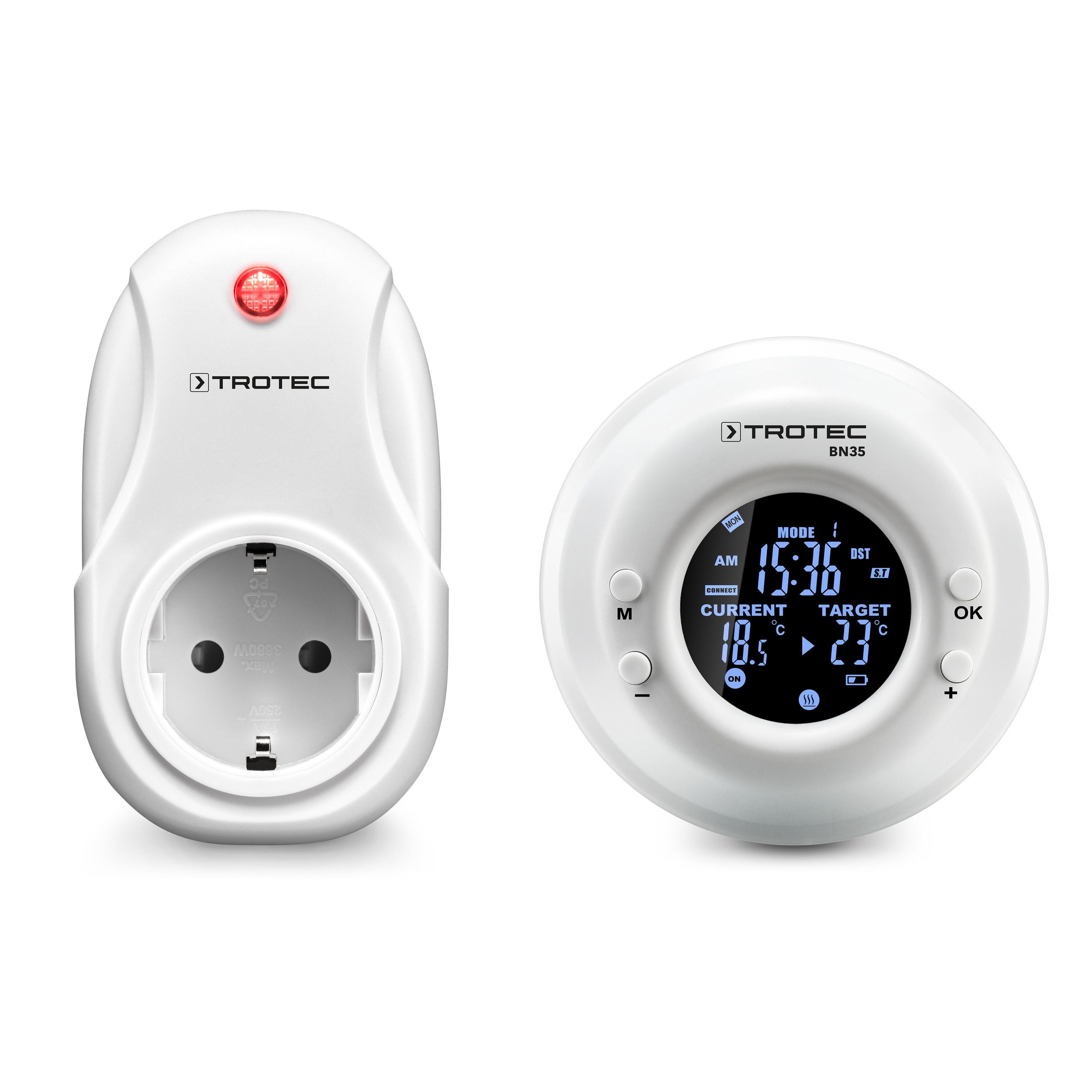 Funk-Thermostat mit Zeitschaltuhr BN35 Bild 2