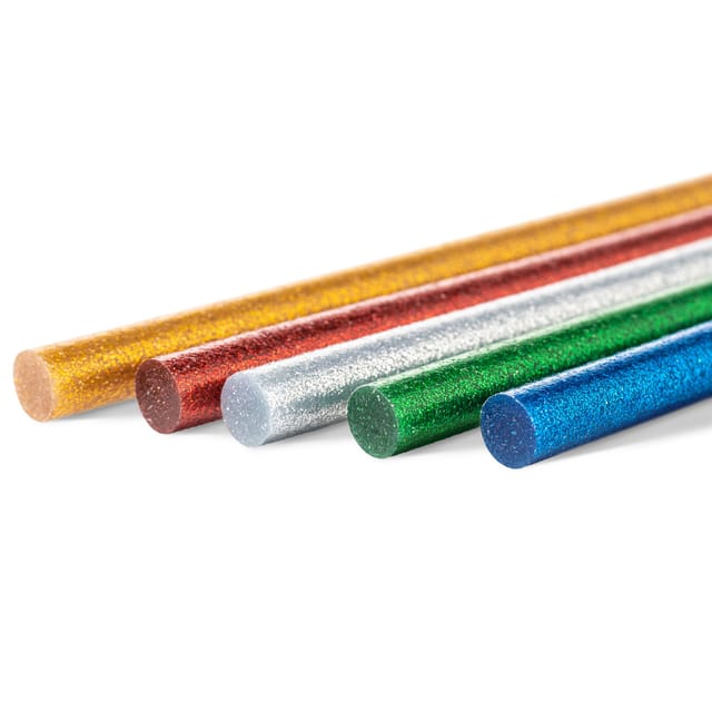 Heissklebestifte-Set Glitzer, 50 Stück (Ø 11 mm)