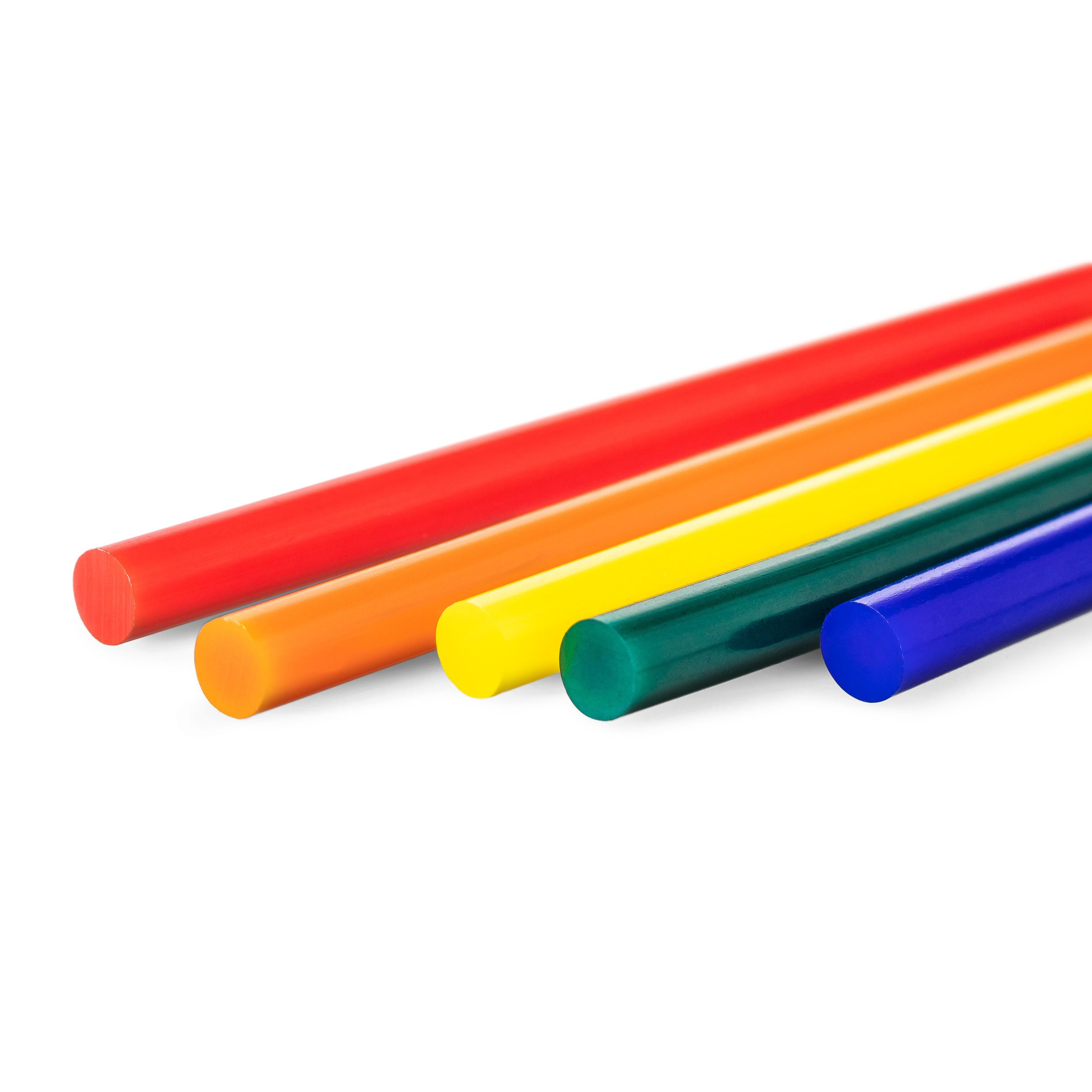 Heissklebestifte-Set Bunt, 50 Stück (Ø 7 mm)