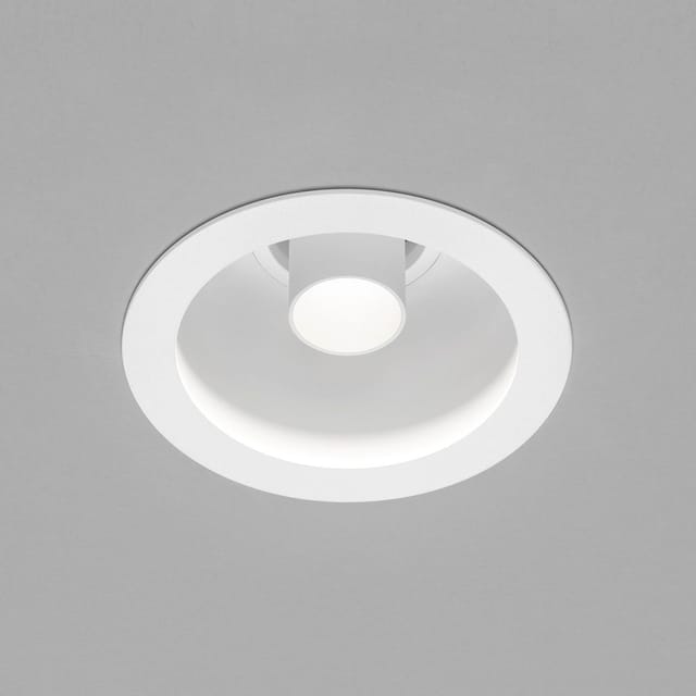 Helestra Run LED Deckeneinbaustrahler, 1-flg. weiß, Spot: weiß