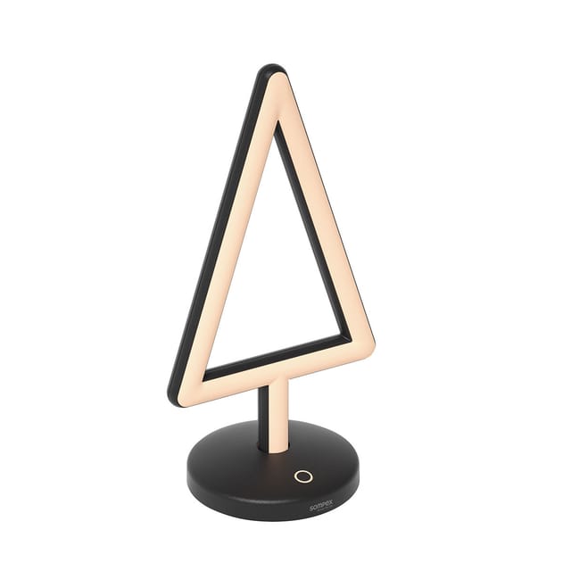 Sompex Triangle LED Akkuleuchte schwarz