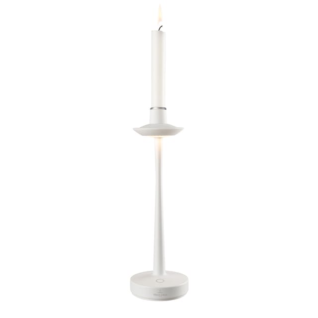 Villeroy & Boch Aarhus LED Akkuleuchte & Kerzenständer weiß
