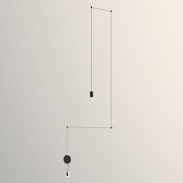Vibia Wireflow LED 0347 Pendelleuchte schwarz