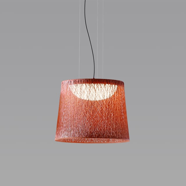 Vibia Wind 4077 Outdoor LED Pendelleuchte ocker rot